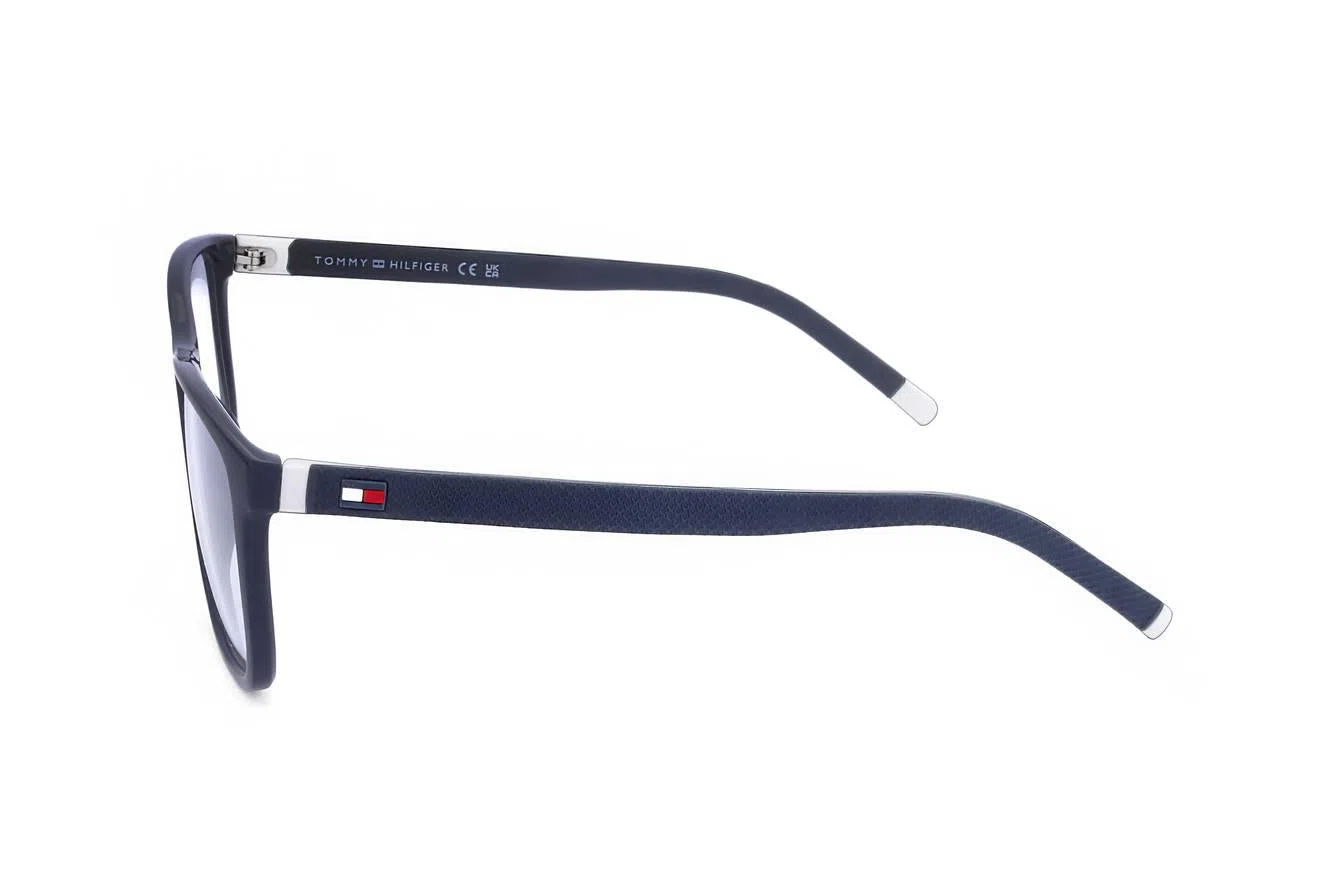 Tommy Hilfiger Th1785 Eyeglasses - MATTE BLUE WHITE - view 4